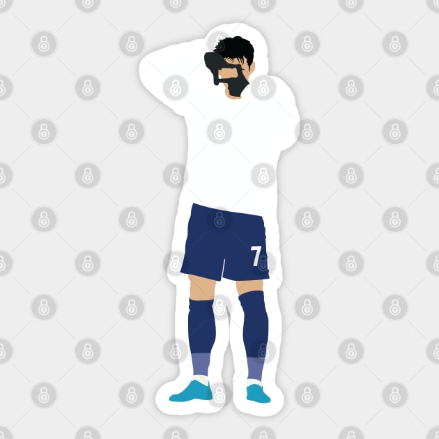 Son Heung-Min Camera Celebration Spurs Sticker by Jackshun